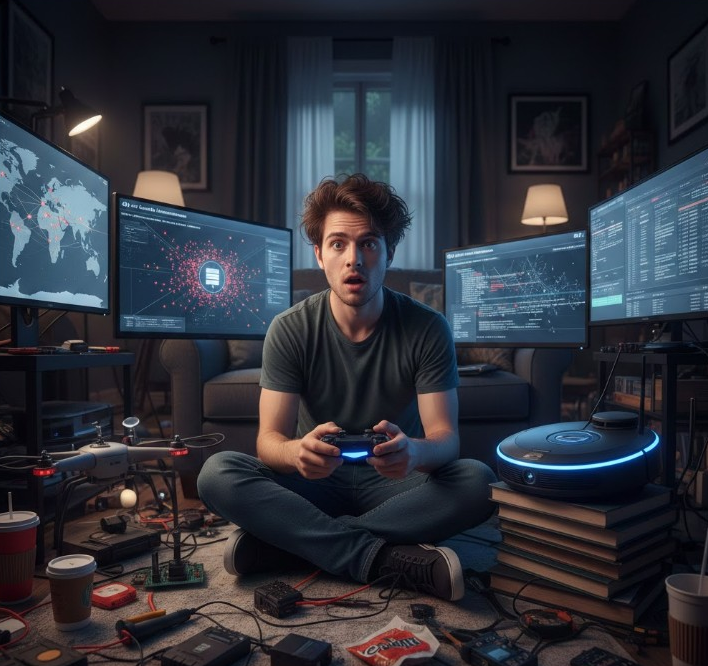 He Just Wanted to Play With His Robot Vacuum. Instead, He Accidentally Hacked 7,000 of Them.